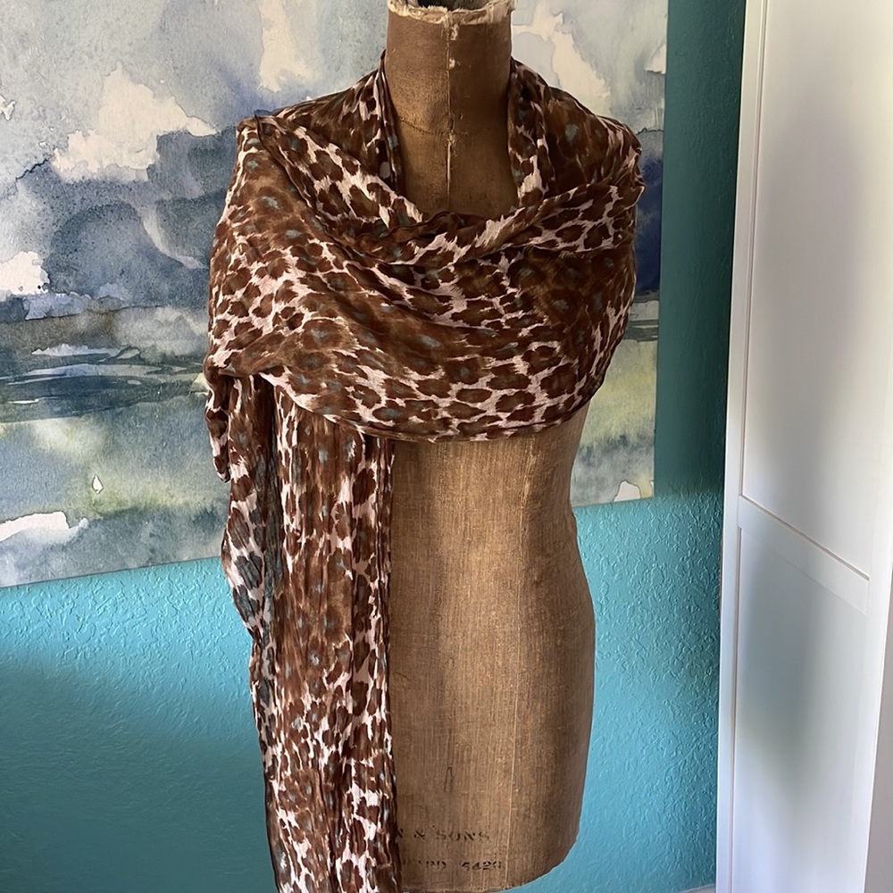 # Animal Print Large Scarf/Shawl